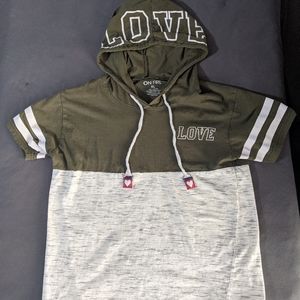 On Fire Love women's hoodie NWOT